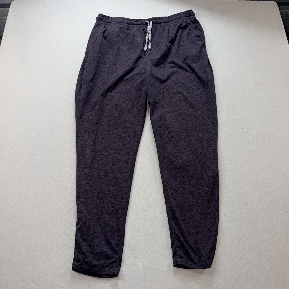 Members Mark Men Gray Sweatpants Soft Slim Casual Drawstrings Size XXL